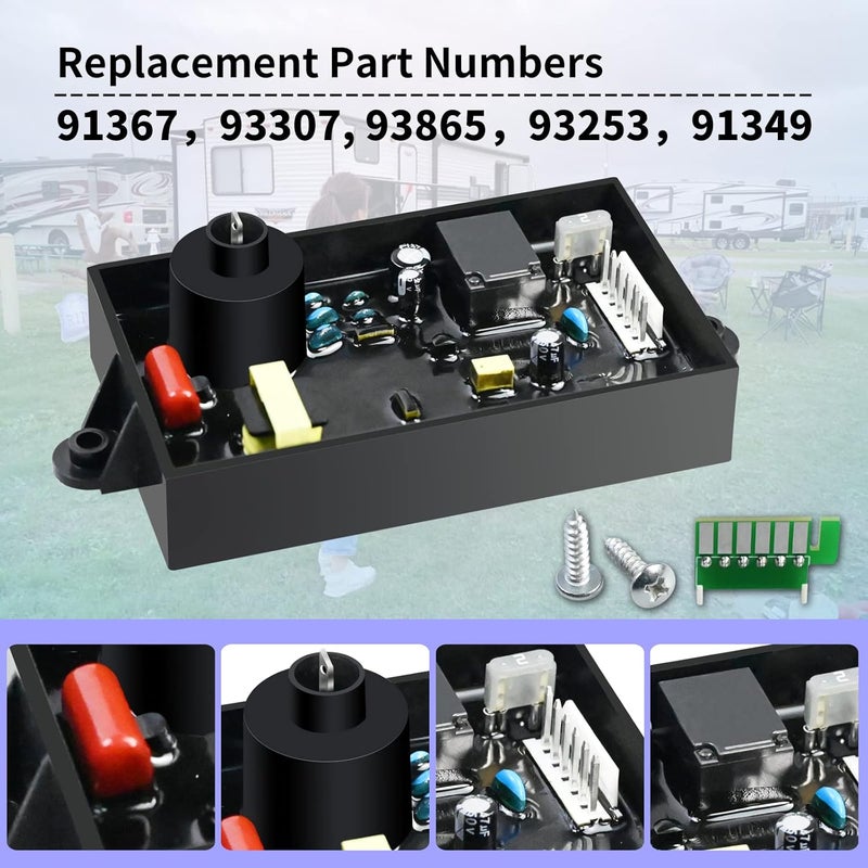 Vanshly 91367 RV Water Heater PC Control Board Replace for Atwood 93307,93865,93253,93257 Compatible with GCH6-4E/6E/7E,G6A-6E/7E/8E GH10-1E/2E/3E GH6-3E/4E/6E/7E - Image 2
